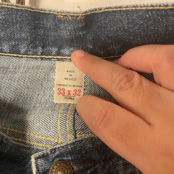 RRL slim fit jeans